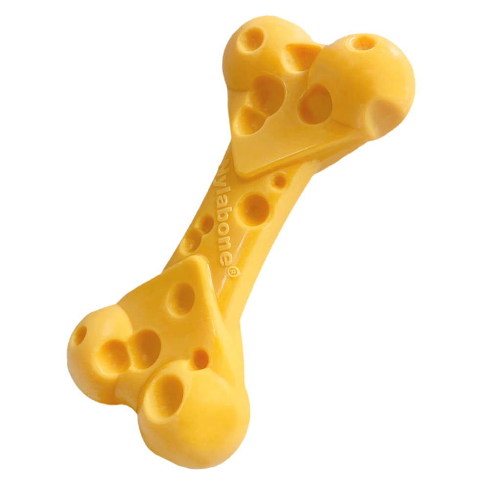 Nylabone Power Chew Cheese Bone – für starke & extreme Kauer (M & L)