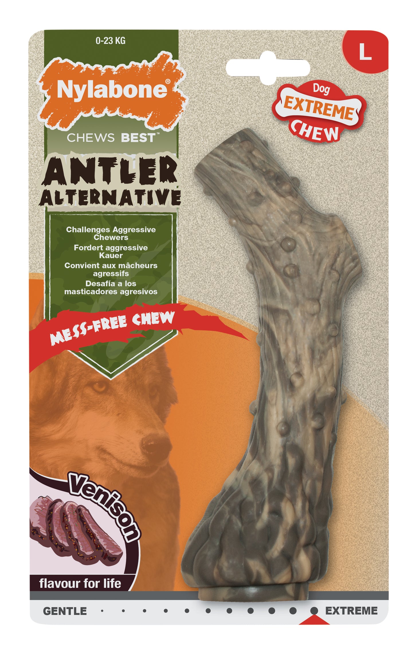 Nylabone Hirschgeweih Alternative (Antler Alternative) M & L