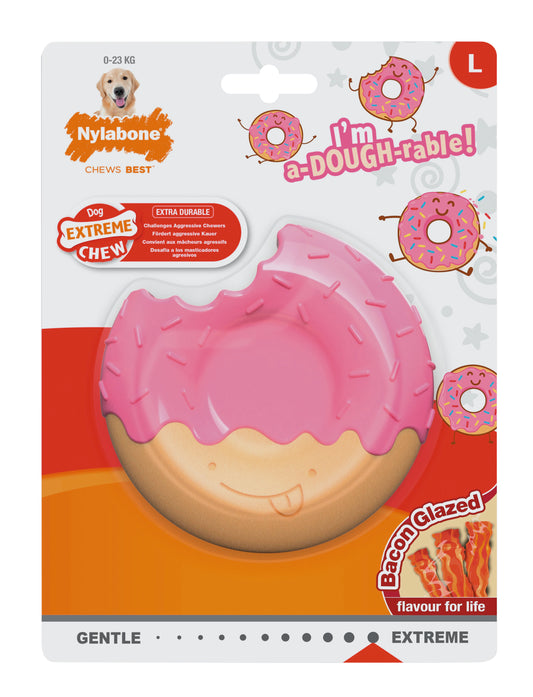 Nylabone Power Chew Donut – für starke & extreme Kauer (M & L)