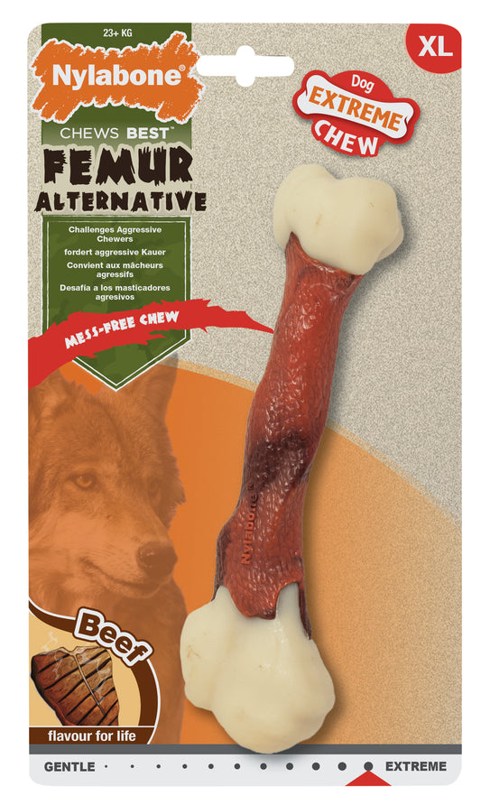 Nylabone Extreme Chew Femur Beef (M & XL)